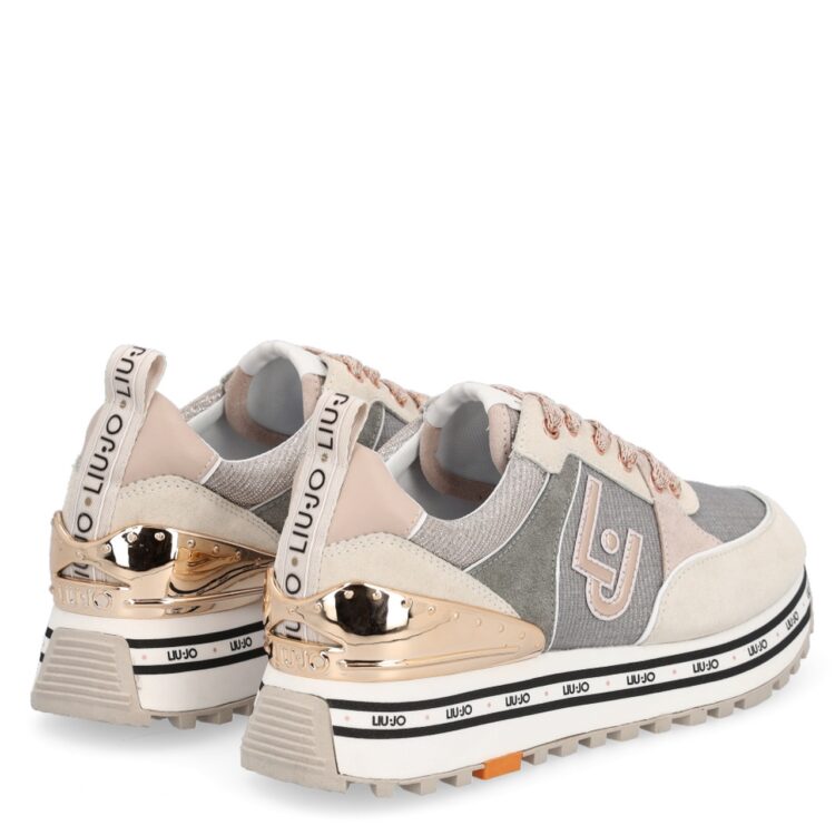Sneakers femme à plateforme Liu Jo, tendance et sport chic. Référence Liu.Jo - BA2055PX139S1632 - Sneaker - Phard - Maxi Wonder