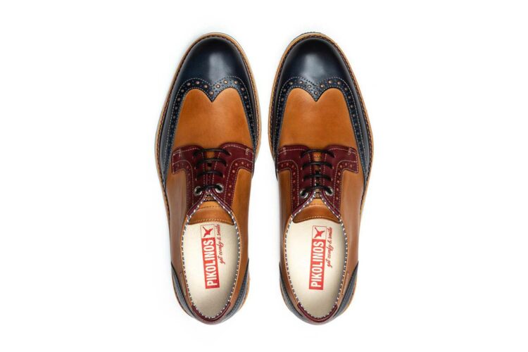 Derbies pour homme de la marque Pikolinos. Référence : Arona M5R-4373C1 Blue. Disponible chez Chauss'Family magasin de chaussures à Issoire.