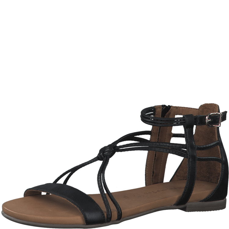 Sandales noires pour femme de la marque Tamaris. 28043-28 001 Black. Disponible chez Chauss'Family magasin de chaussures à Issoire.