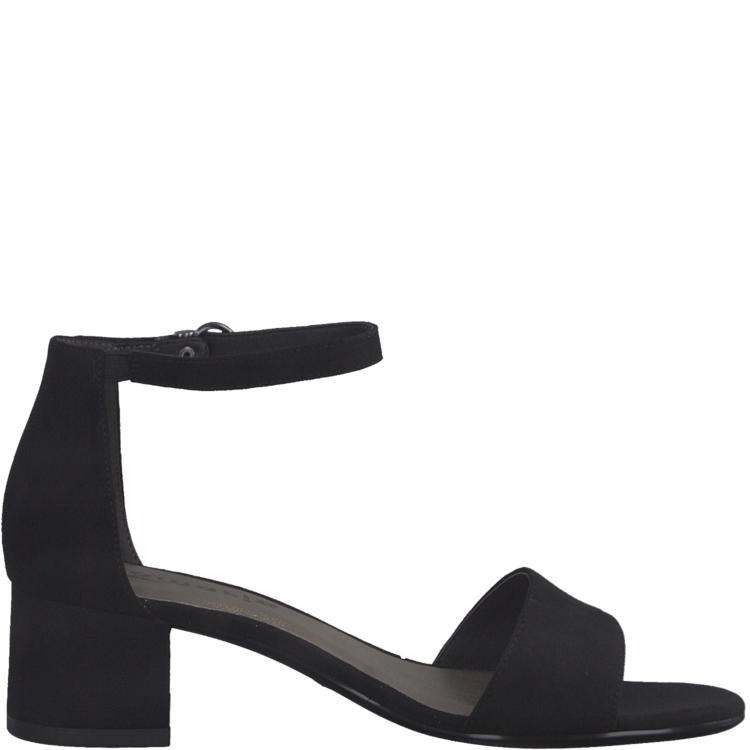 Sandales à talons pour femme de la marque Tamaris. 28201-28 001 Black. Disponible chez Chauss'Family magasin de chaussures à Issoire