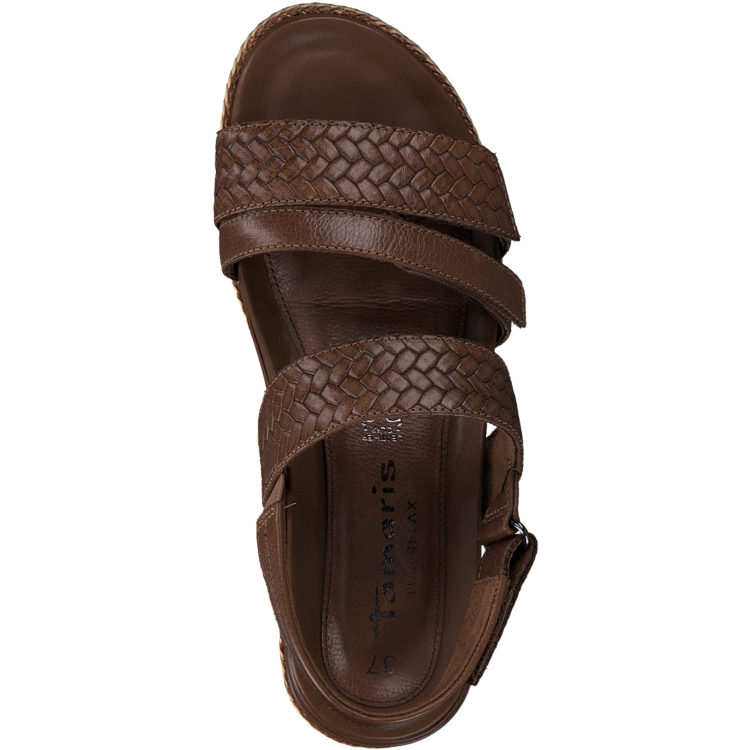 Sandales réglables pour femme de la marque Tamaris. 89.95. Disponible chez Chauss'Family magasin de chaussures à Issoire