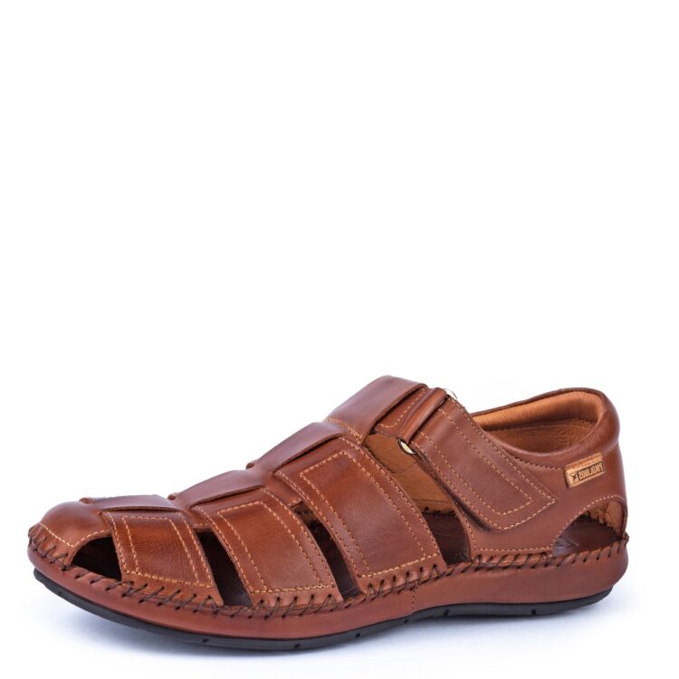 Sandales marron pour homme de la marque Pikolinos. Tarifa 06J-5433 Cuero. Disponible chez Chauss'Family magasin de chaussures à Issoire.