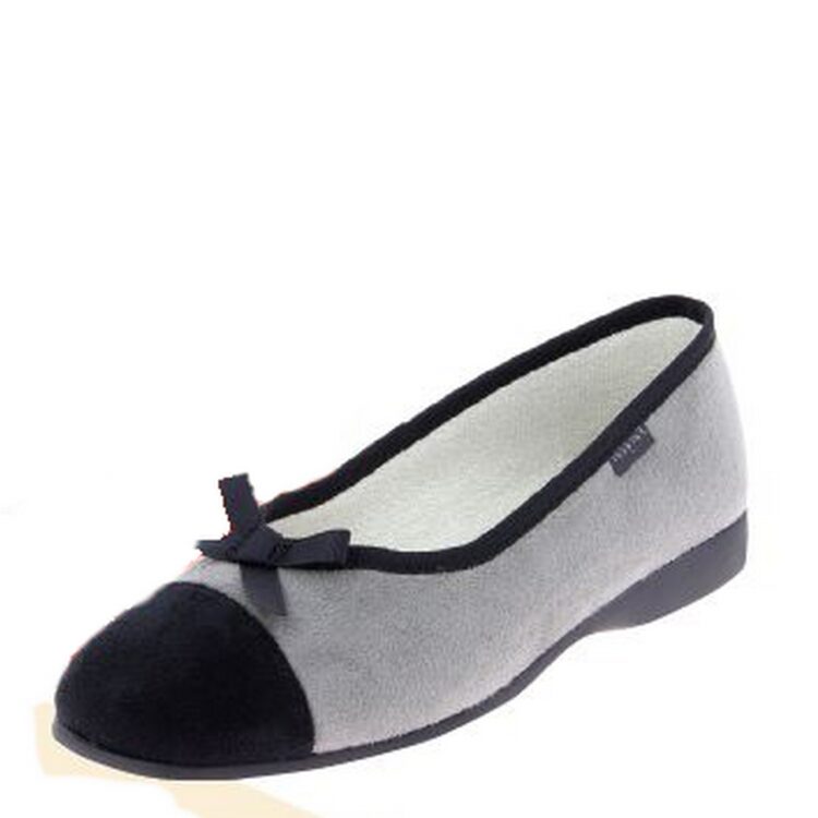 Ballerines grises Fargeot pour femme. Référence : Natif gris. Disponible chez Chauss'Family magasin de chaussures à Issoire.
