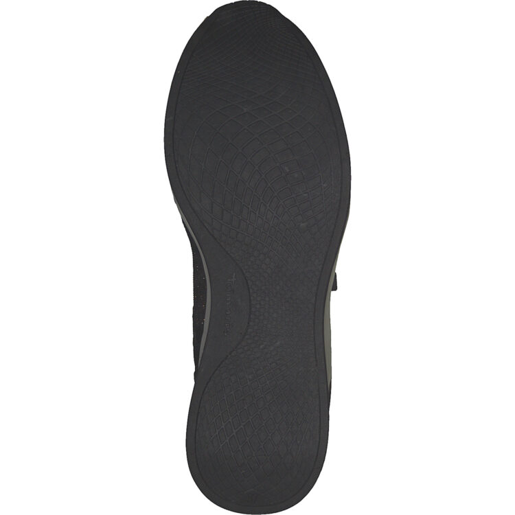 Baskets compensées pour femme marque Tamaris. Référence 23703-29 092 Black Copper. Disponible chez Chauss'Family magasin de chaussures à Issoire.