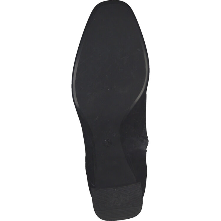 Bottines noires à talons femme marque Tamaris. Référence 25343-29 001 Black. Disponible chez Chauss'Family magasin de chaussures Issoire