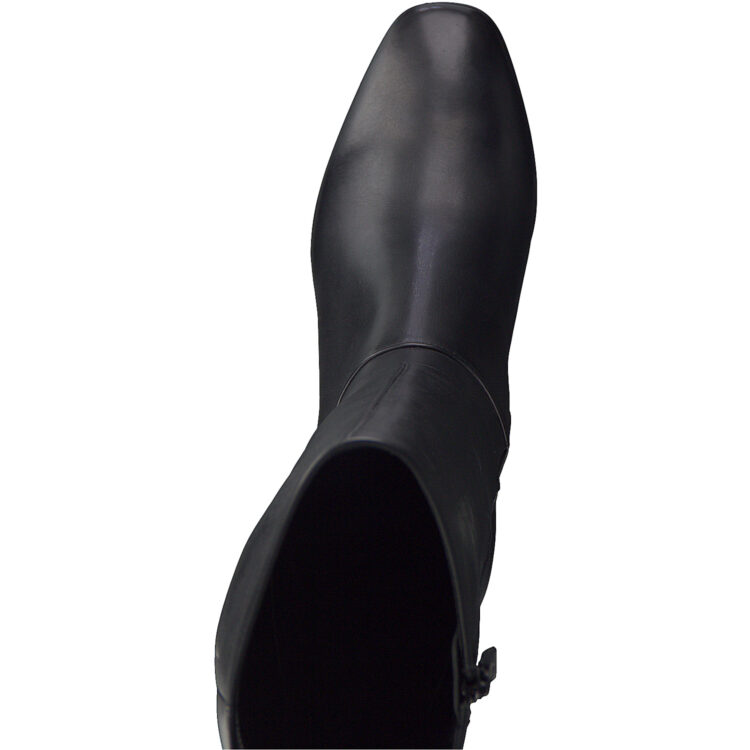 Bottes noires à talons pour femme de la marque Tamaris. Référence 25504-29 001 Black. Disponible chez Chauss'Family magasin de chaussure Issoire.