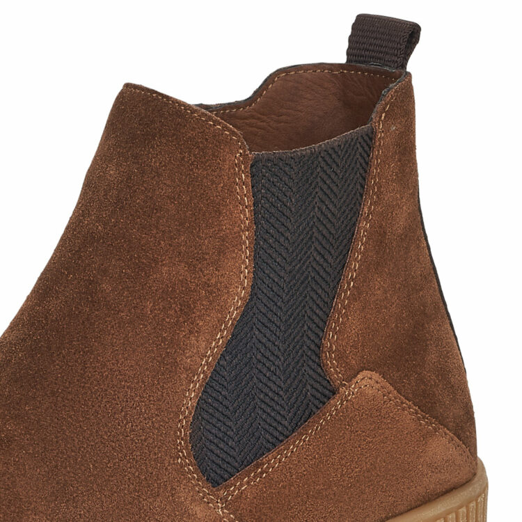 Bottines marron pour femme marque Remonte. Référence R7994-25 Amaretto. Disponible chez Chauss'Family magasin de chaussures Issoire.