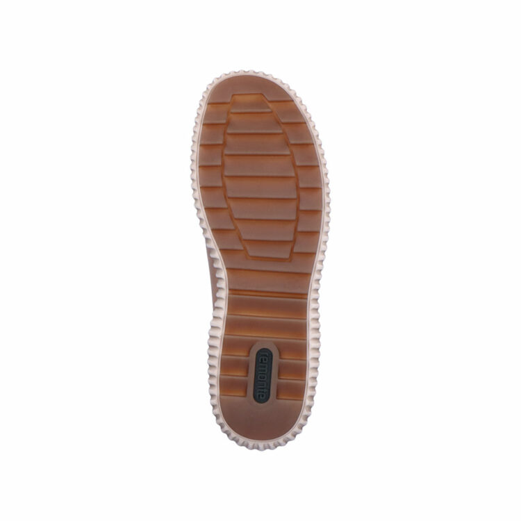 baskets montantes marron pour femme marque Remonte. Référence R8271-20 Steppe Havanna. Disponible chez Chauss'Family magasin de chaussures Issoire