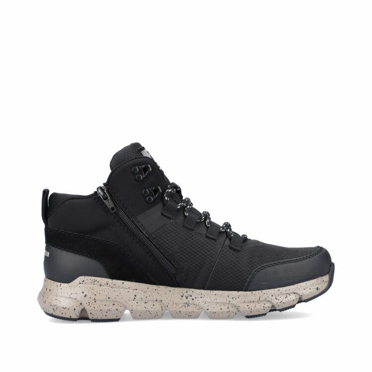 Baskets montantes pour homme marque Rieker. Référence 07862-00 Schwarz. Disponible chez Chauss'Family magasin de chaussures Issoire