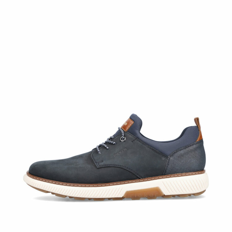 Baskets bleu marine pour homme marque Rieker. Référence B3360-14 Pazifik. Disponible chez Chauss'Family magasin de chaussures Issoire.