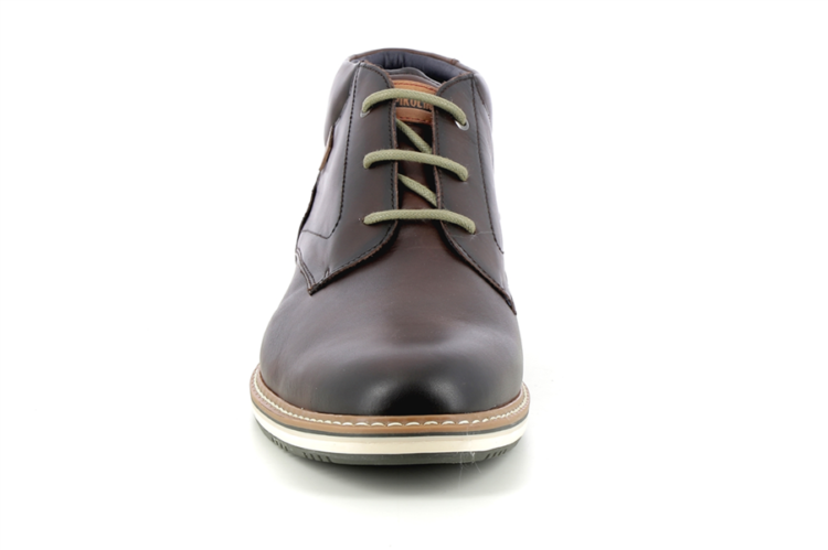 Bottines marron pour homme marque Pikolinos. Référence Avila M1T-8011 Olmo. Disponible chez Chauss'Family magasin chaussures Issoire