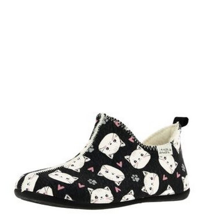 Bottillon pour femme de la marque La maison de l'espadrille référence 6030 chats. Disponible chez Chauss'Family magasin chaussures Issoire