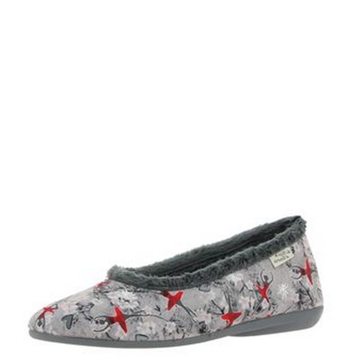 Ballerines pour femme de la marque La maison de l'espadrille référence 6175 Gris. Disponible chez Chauss'Family magasin chaussures Issoire