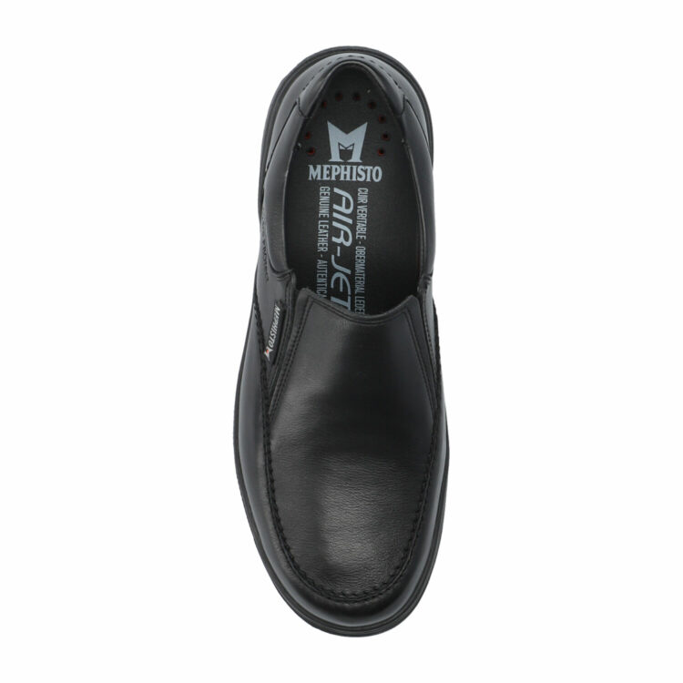 Mocassins de la marque Mephisto. Référence Davy Black. Disponible chez Chauss'Family magasin de chaussures à Issoire