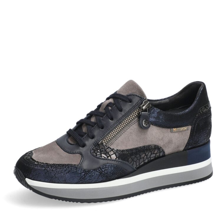 Baskets pour femme de la marque Mephisto. Référence Olimpia Navy. Disponible chez Chauss'Family magasin de chaussures à Issoire.