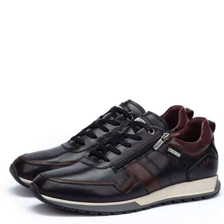 Baskets noires pour homme marque Pikolinos. Référence Cambil M5N-6010C1 Lead. Disponible chez Chauss'Family magasin chaussures Issoire