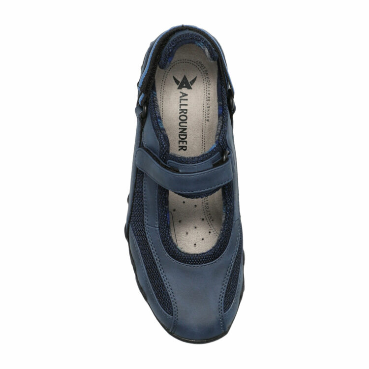 Chaussures de marche Niro pour femme Allrounder. Niro Jeans Blue. Disponible chez Chauss'Family magasin de chaussures à Issoire.