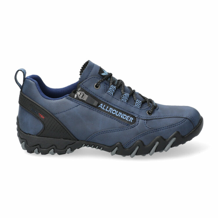 Chaussures de marche pour femme Allrounder. Naila-Tex Blue. Disponible chez Chauss'Family magasin de chaussures à Issoire.