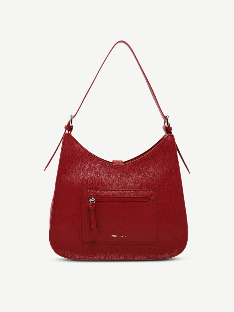 Sac rouge pour femme de la marque Tamaris. Référence Jasmina 31752-600 Red. Disponible chez Chauss'Family magasin de chaussures et sacs à Issoire.