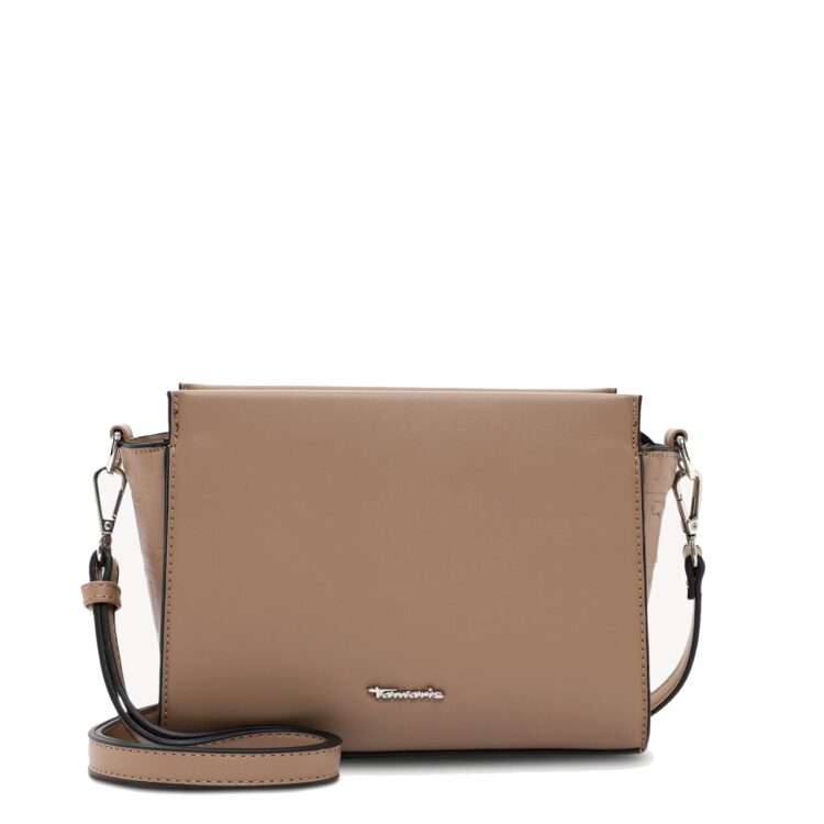 Sac cabas noir pour femme de la marque Tamaris. Référence Juliane 31900-900 Taupe. Disponible chez Chauss'Family magasin de chaussures et sacs à Issoire.