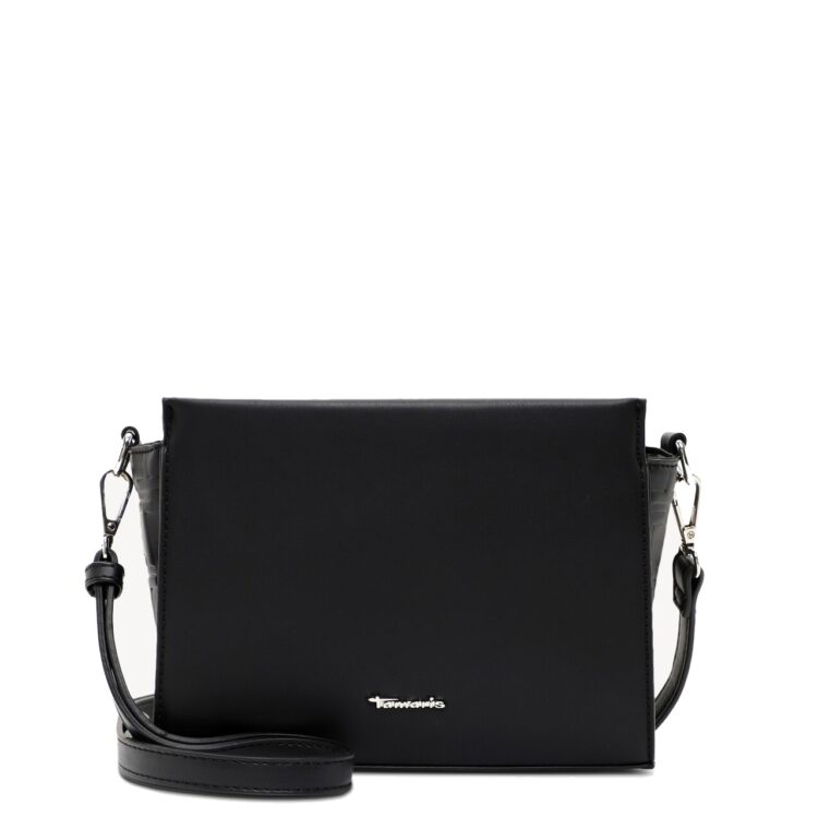 Sac bandoulière noir pour femme de la marque Tamaris. Référence Juliane 31900-100 Noir. Disponible chez Chauss'Family magasin de chaussures et sacs à Issoire.