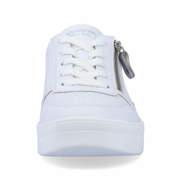 Baskets blanches pour femme marque Remonte. Référence D0J02-80 Sport Weiss. Disponible chez Chauss'Family magasin de chaussures à Issoire.