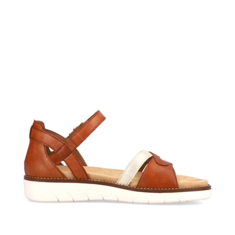 Sandales marron pour femme de la marque Remonte. Référence : D2046-24 Cayenne. Disponible chez Chauss'Family Issoire