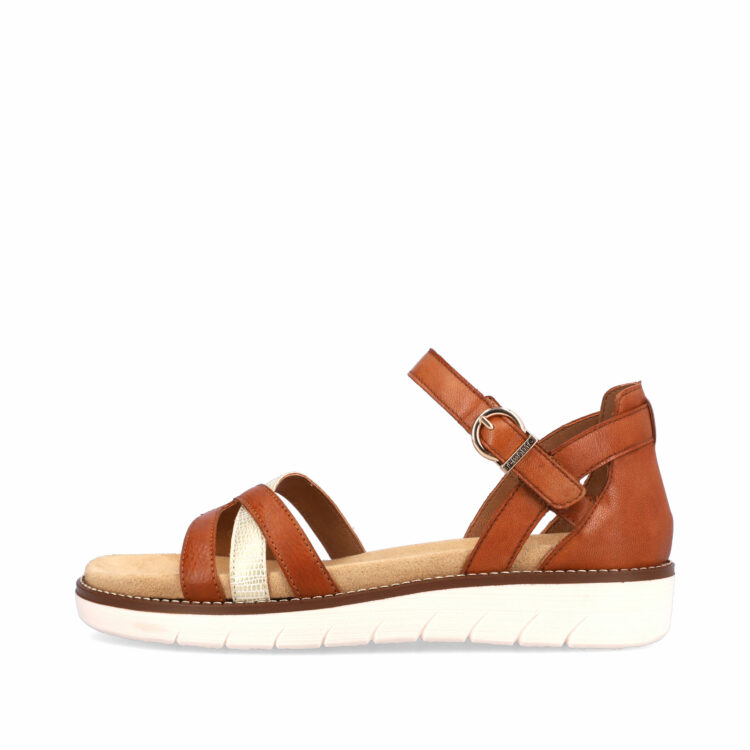 Sandales marron pour femme de la marque Remonte. Référence : D2046-24 Cayenne. Disponible chez Chauss'Family Issoire