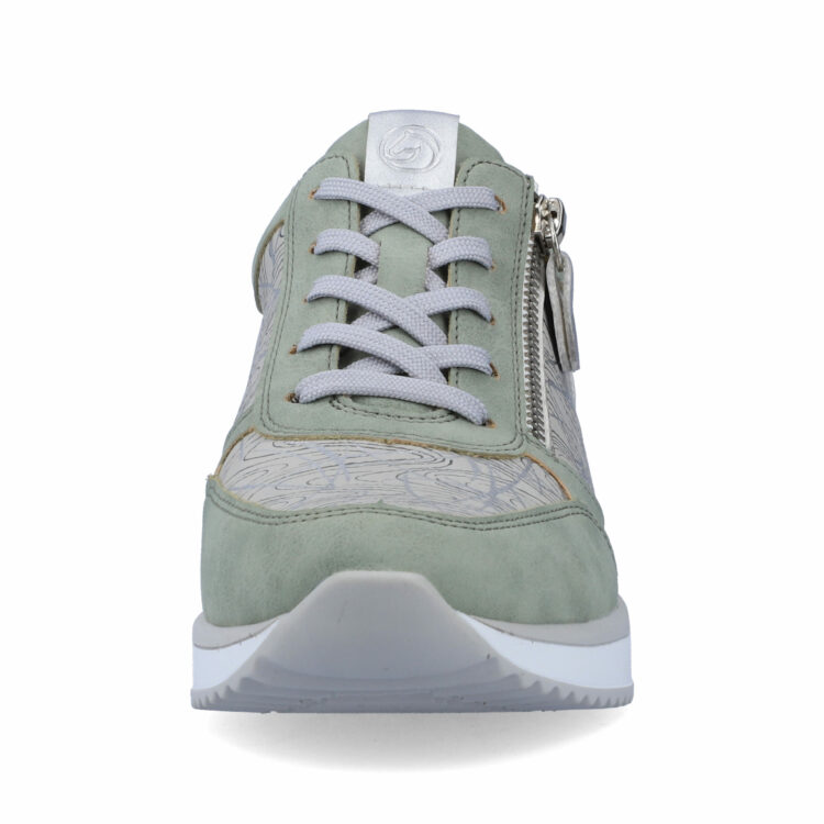 Baskets compensées pour femme marque Remonte. Référence D2400-52 Peppermint. Disponible chez Chauss'Family magasin de chaussures à Issoire.