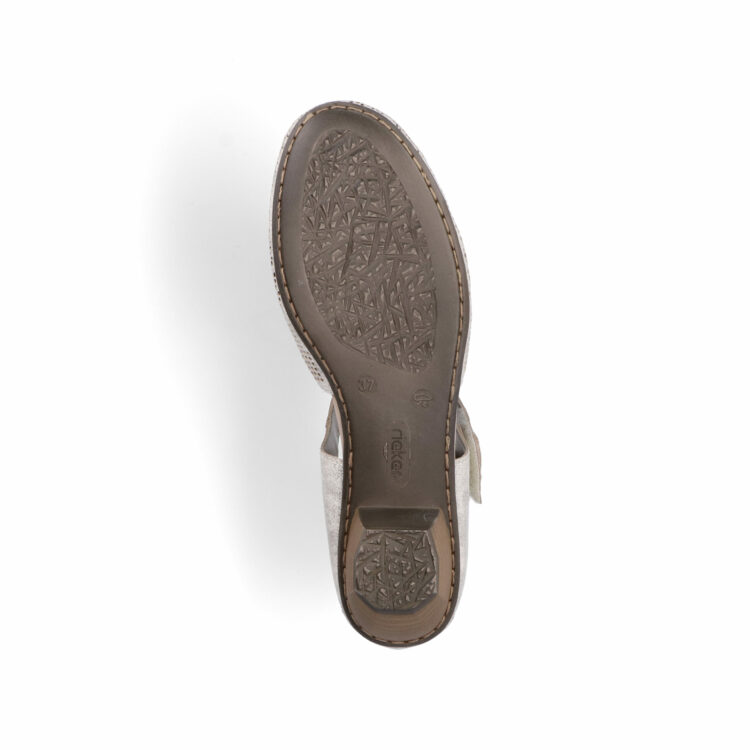 Sandales bout fermé de la marque Remonte. Référence 41764-00 Beige. Disponible chez Chauss'Family magasin de chaussures à Issoire.