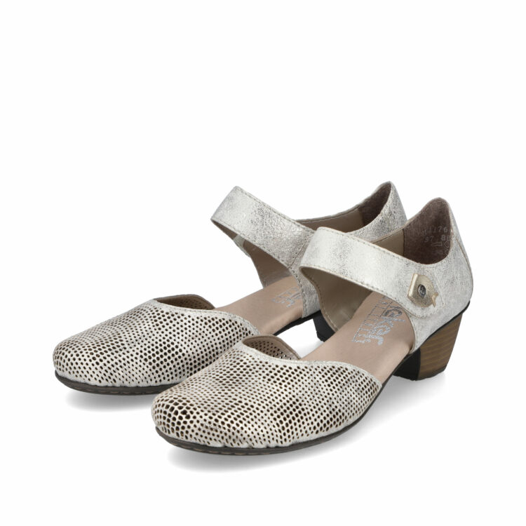 Sandales bout fermé de la marque Remonte. Référence 41764-00 Beige. Disponible chez Chauss'Family magasin de chaussures à Issoire.