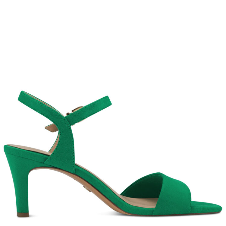 Sandales habillées pour femme de la marque Tamaris. Référence : 28028-20 700 Green. Disponible chez Chauss'Family magasin de chaussures à Issoire.