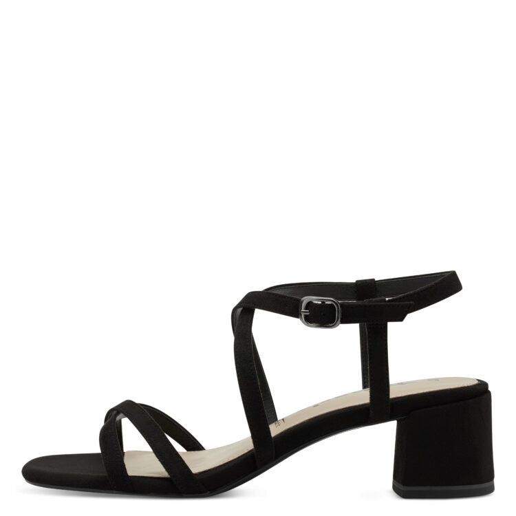Sandales habillées pour femme de la marque Tamaris. Référence : 28204-20 001 Black. Disponible chez Chauss'Family magasin de chaussures à Issoire.
