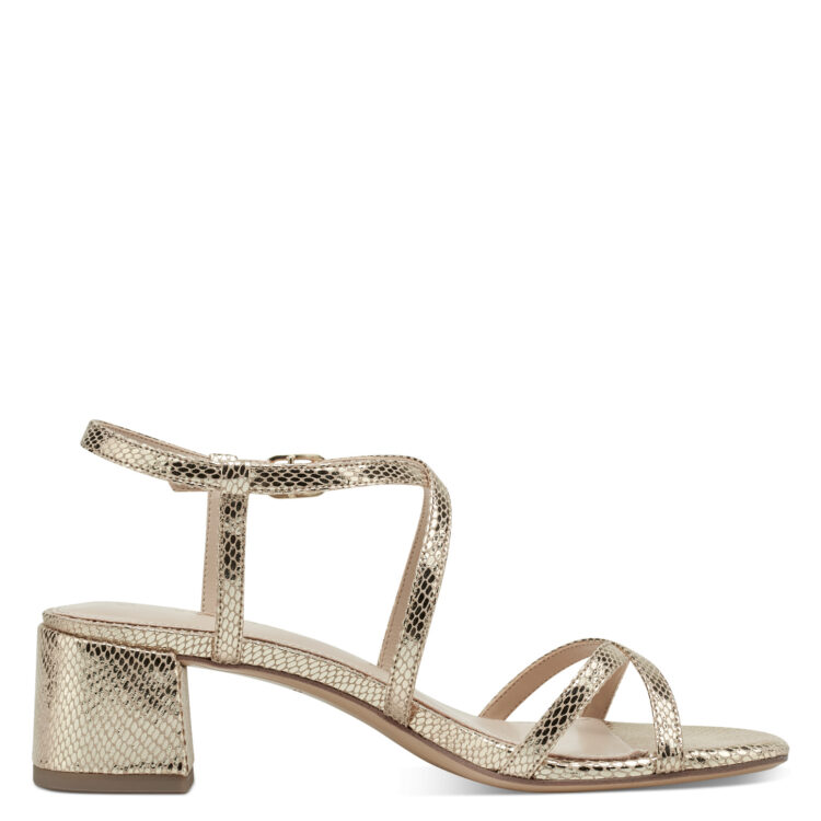 Sandales habillées pour femme de la marque Tamaris. Référence : 28204-20 912 Lt.Gold Struc. Disponible chez Chauss'Family magasin de chaussures à Issoire.