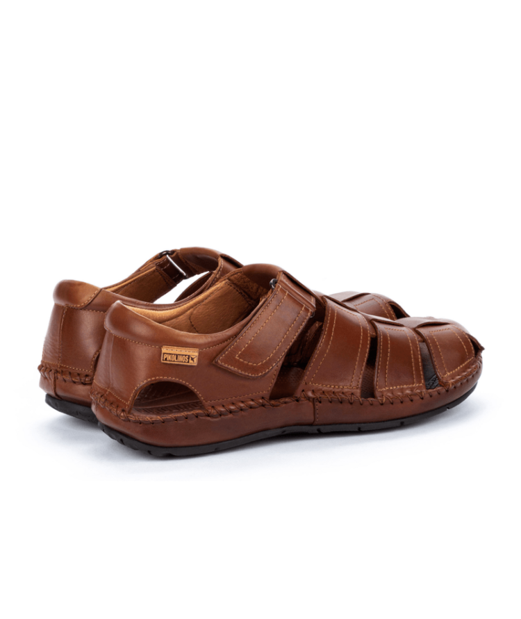 Sandales marron pour homme de la marque Pikolinos. Tarifa 06J-5433 Cuero. Disponible chez Chauss'Family magasin de chaussures à Issoire.