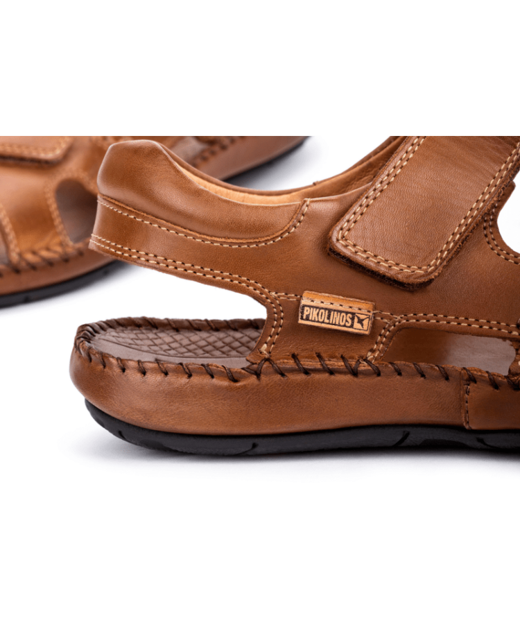 Sandales marron pour homme de la marque Pikolinos. Tarifa 06J-5818 Cuero. Disponible chez Chauss'Family magasin de chaussures à Issoire.