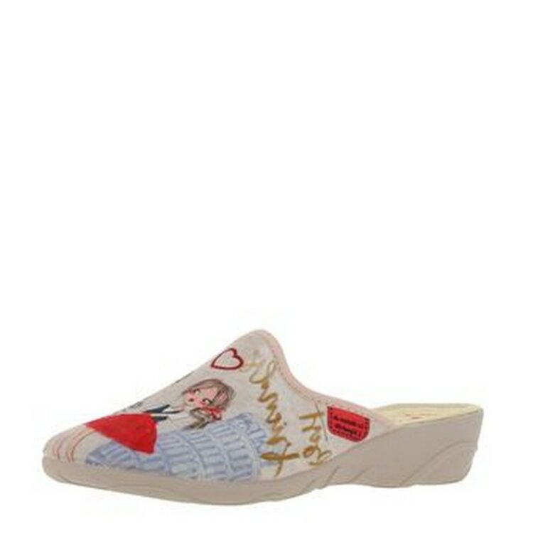Mules pour femme de la marque La maison de l'espadrille référence 2115 beige. Disponible chez Chauss'Family magasin chaussures Issoire