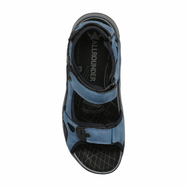 Sandales de marche pour homme Allrounder. Honduras Lycra Blue. Disponible chez Chauss'Family magasin de chaussures à Issoire.