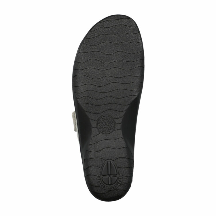 Sandales réglables pour femme marque Mobils. Geva Boa Platinum. Disponible chez Chauss'Family magasin de chaussures à Issoire