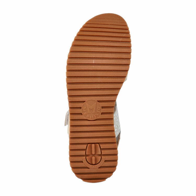 Sandales réglables pour femme marque Mephisto. Jade Bucksoft Nude. Disponible chez Chauss'Family magasin de chaussures à Issoire.