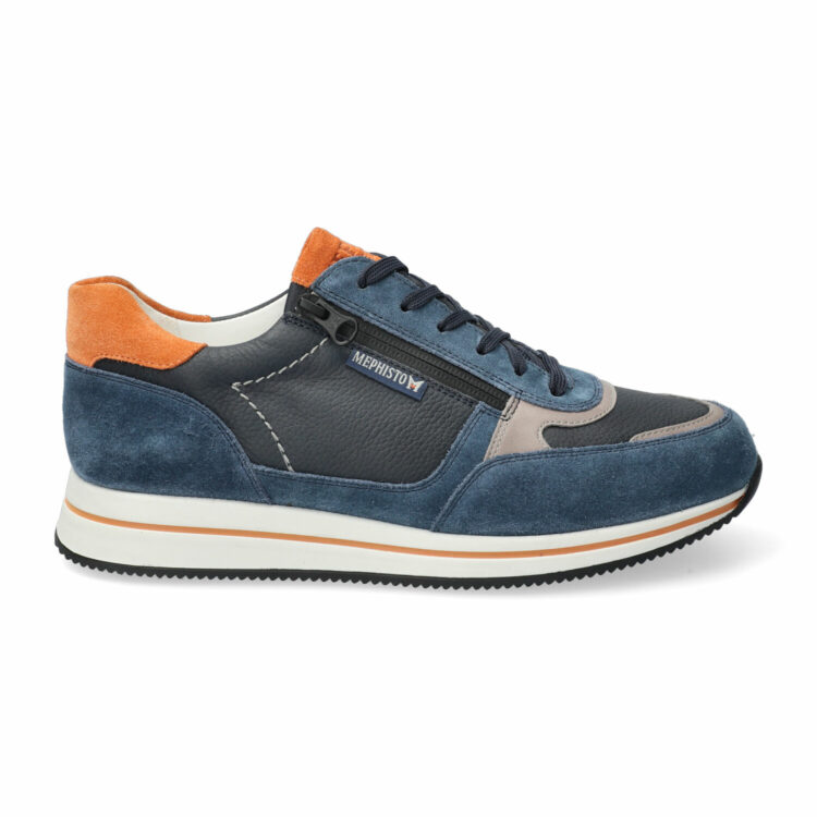 Baskets de la marque Mephisto. Référence Gilford Mulberry. Disponible chez Chauss'Family magasin de chaussures à Issoire.