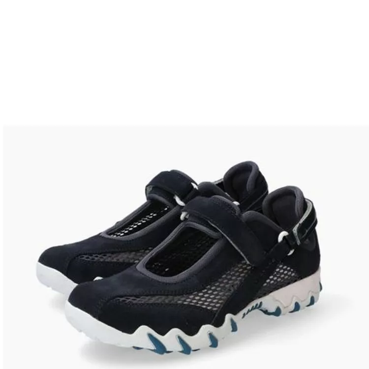 Chaussures de marche Niro bleu pour femme Allrounder. Référence : Niro Denim 55/97 Disponible chez Chauss'Family magasin de chaussures à Issoire.