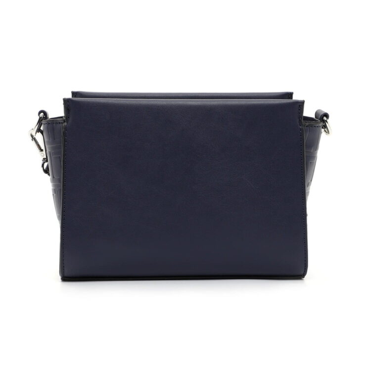 Sac bandoulière bleu marine pour femme de la marque Tamaris. Référence Juliane 31900.500 blue. Chauss'Family magasin de chaussures et sacs à Issoire.