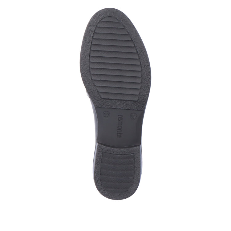 Mocassins noirs pour femme marque Remonte. Référence D0F03-01 Schwarz. Disponible chez Chauss'Family magasin de chaussures Issoire.