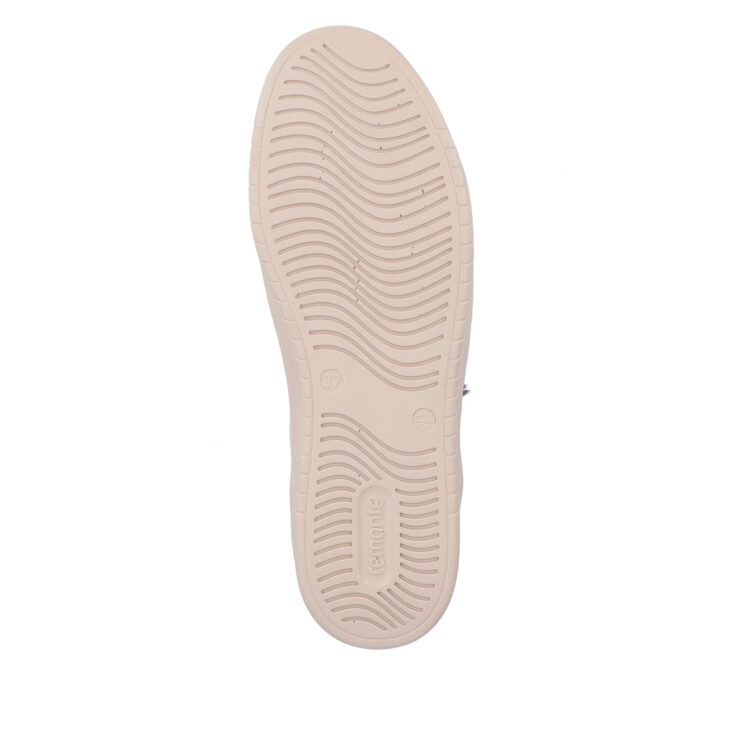 Baskets marron et beige pour femme marque Remonte. Référence D0J01-24 Ginger Gold. Disponible chez Chauss'Family magasin de chaussures à Issoire.