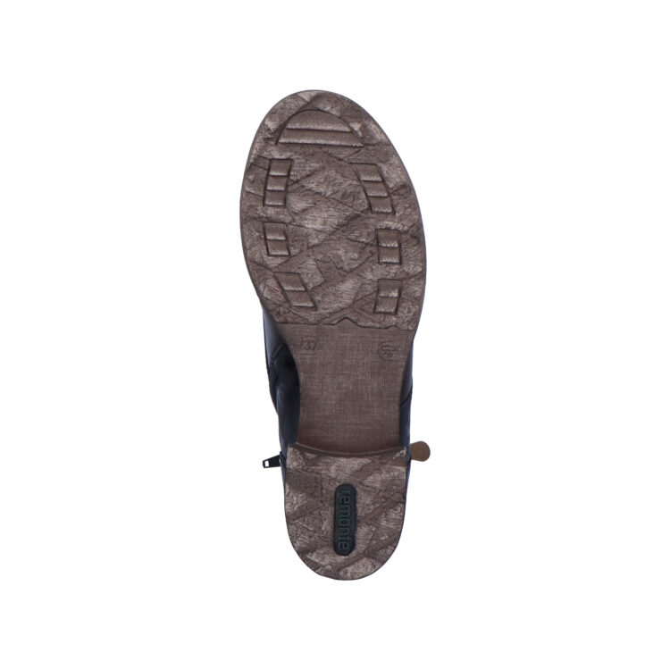 Bottines à lacets pour femme marque Remonte. Référence D4391-02 Schwarz. Disponible chez Chauss'Family magasin de chaussures Issoire.