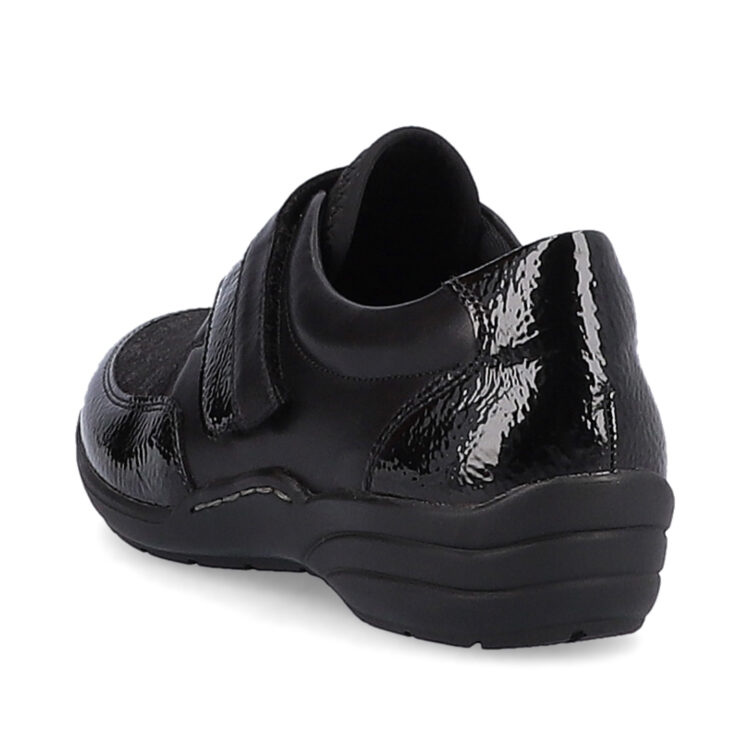 Chaussures à velcro pour femme marque Remonte. Référence R7600-03 Black. Disponible chez Chauss'Family magasin de chaussures Issoire.