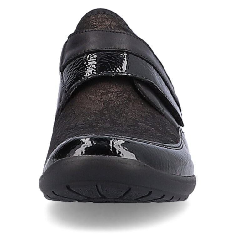 Chaussures à velcro pour femme marque Remonte. Référence R7600-03 Black. Disponible chez Chauss'Family magasin de chaussures Issoire.