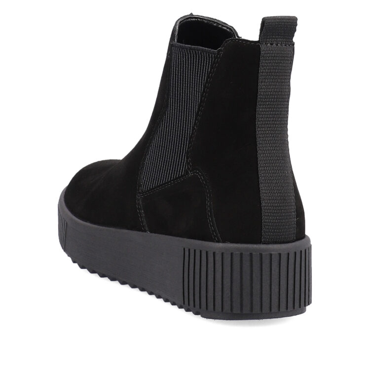 Bottines noires pour femme marque Remonte. Référence R7994-01 Schwarz. Disponible chez Chauss'Family magasin de chaussures Issoire.