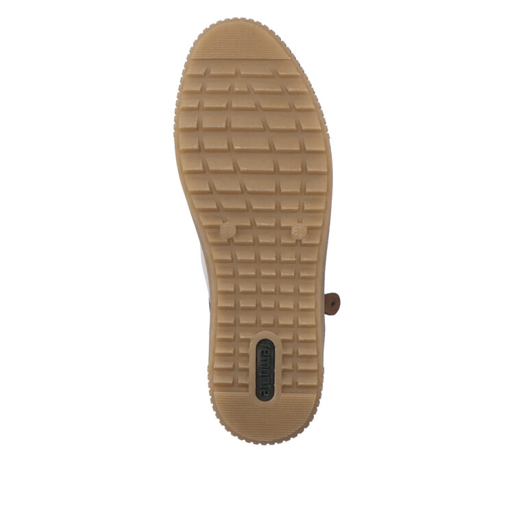 Baskets montantes beiges pour femme marque Remonte. Référence R7997-80 Crema. Disponible chez Chauss'Family magasin de chaussures Issoire.